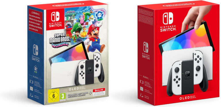 Nintendo Switch OLED modèle blanc – Tout savoir sur les packs