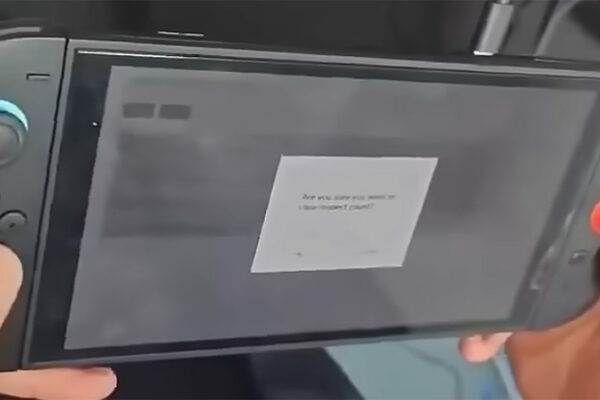 nintendo switch 2 volee en usine